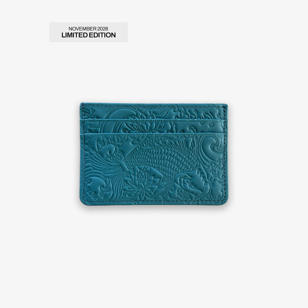 Baby Blue Koi Card Holder