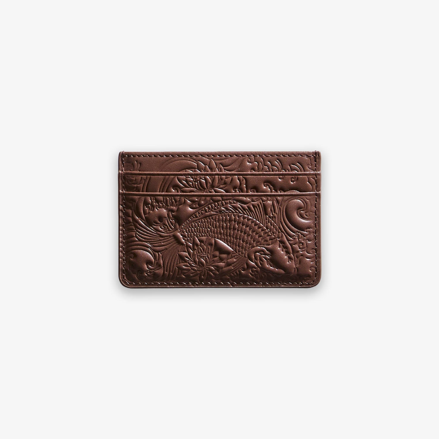 Truffle Brown Koi Card Holder – izuki studios