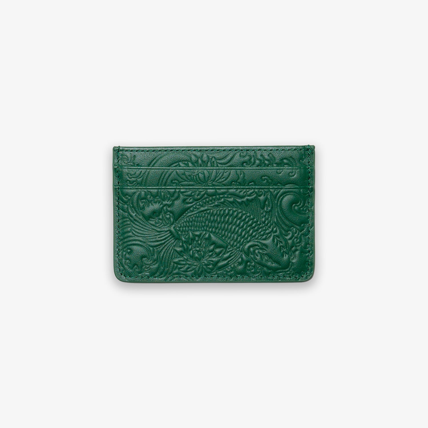 Emerald Green Koi Card Holder – izuki studios