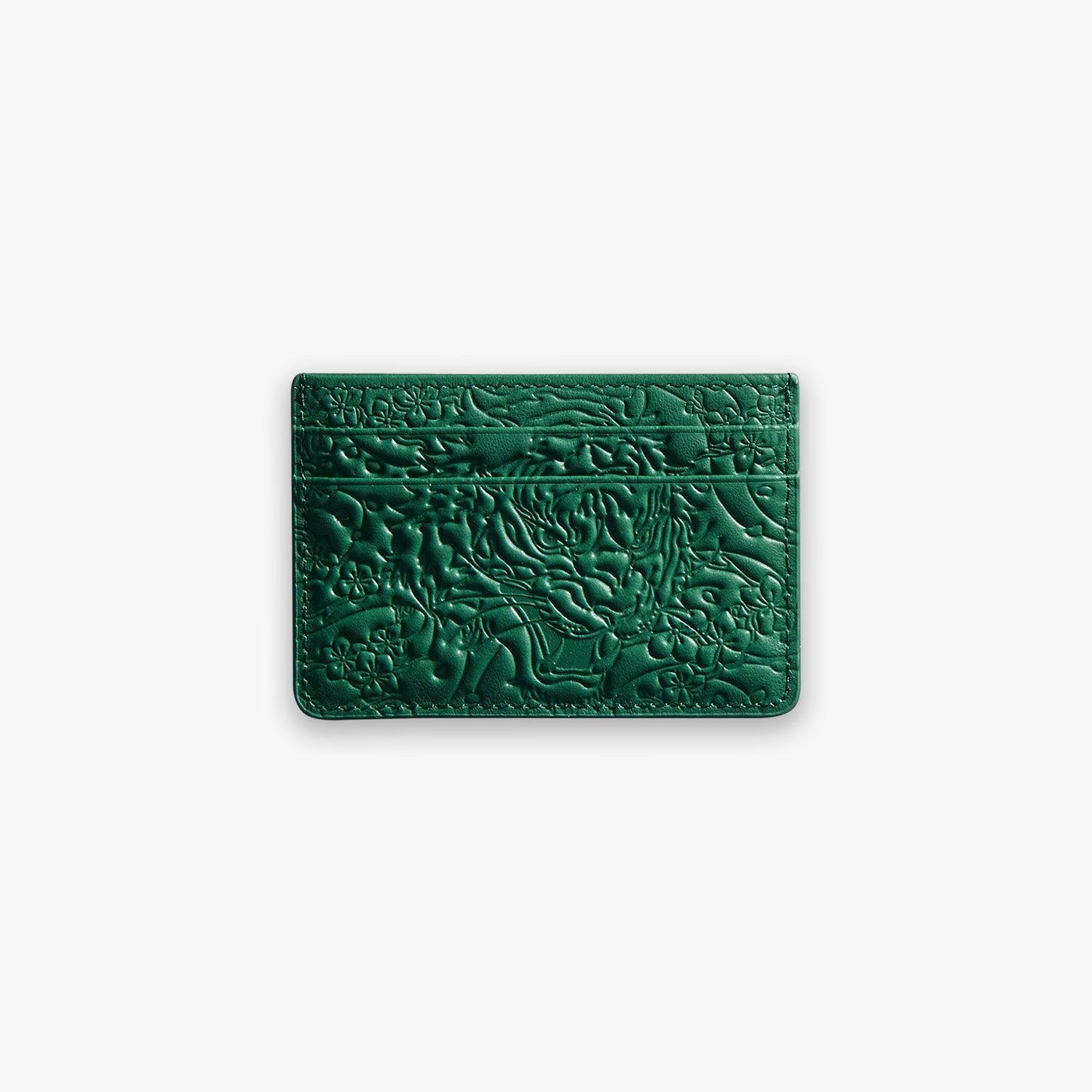 Emerald Green Tiger Card Holder – izuki studios