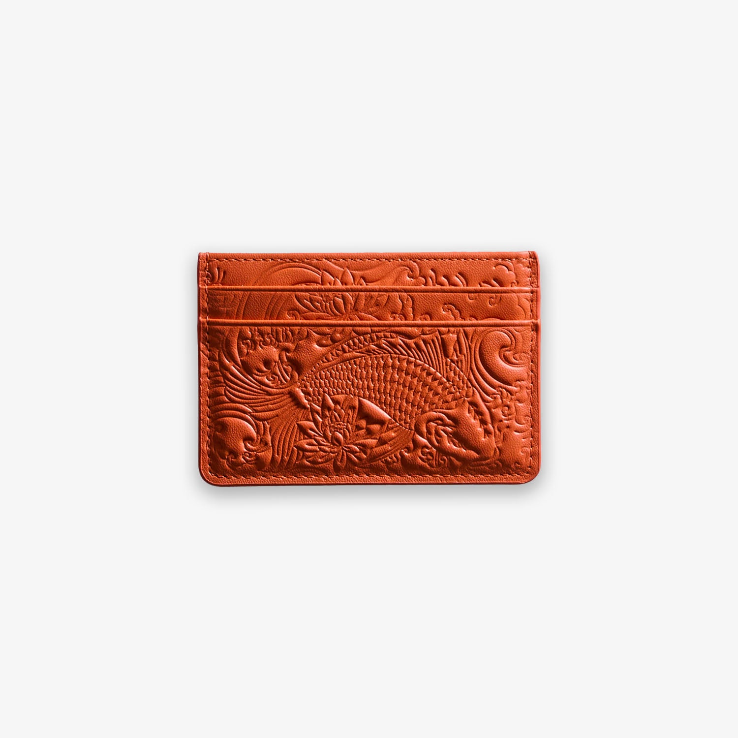 Mandarin Orange Koi Card Holder – izuki studios