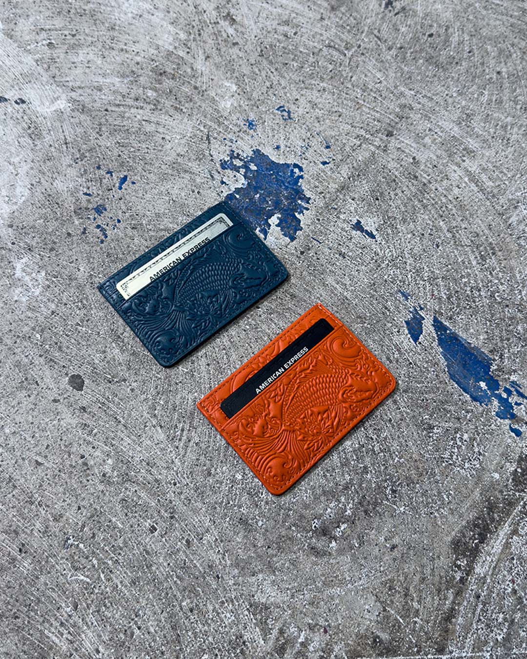 Mandarin Orange Koi Card Holder – izuki studios