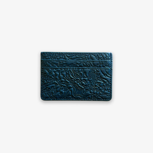 Ocean Blue Tiger Card Holder