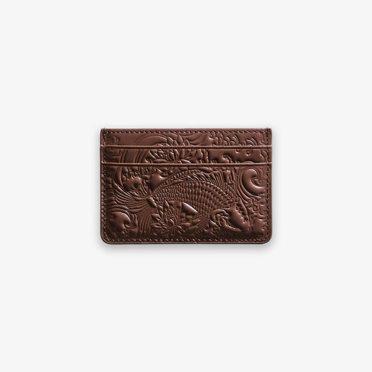 Truffle Brown Koi Card Holder