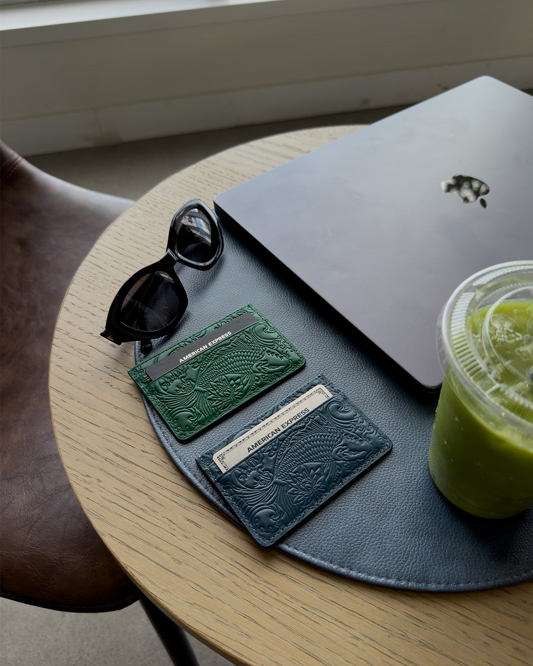 Koi Card Holder - Ocean Blue