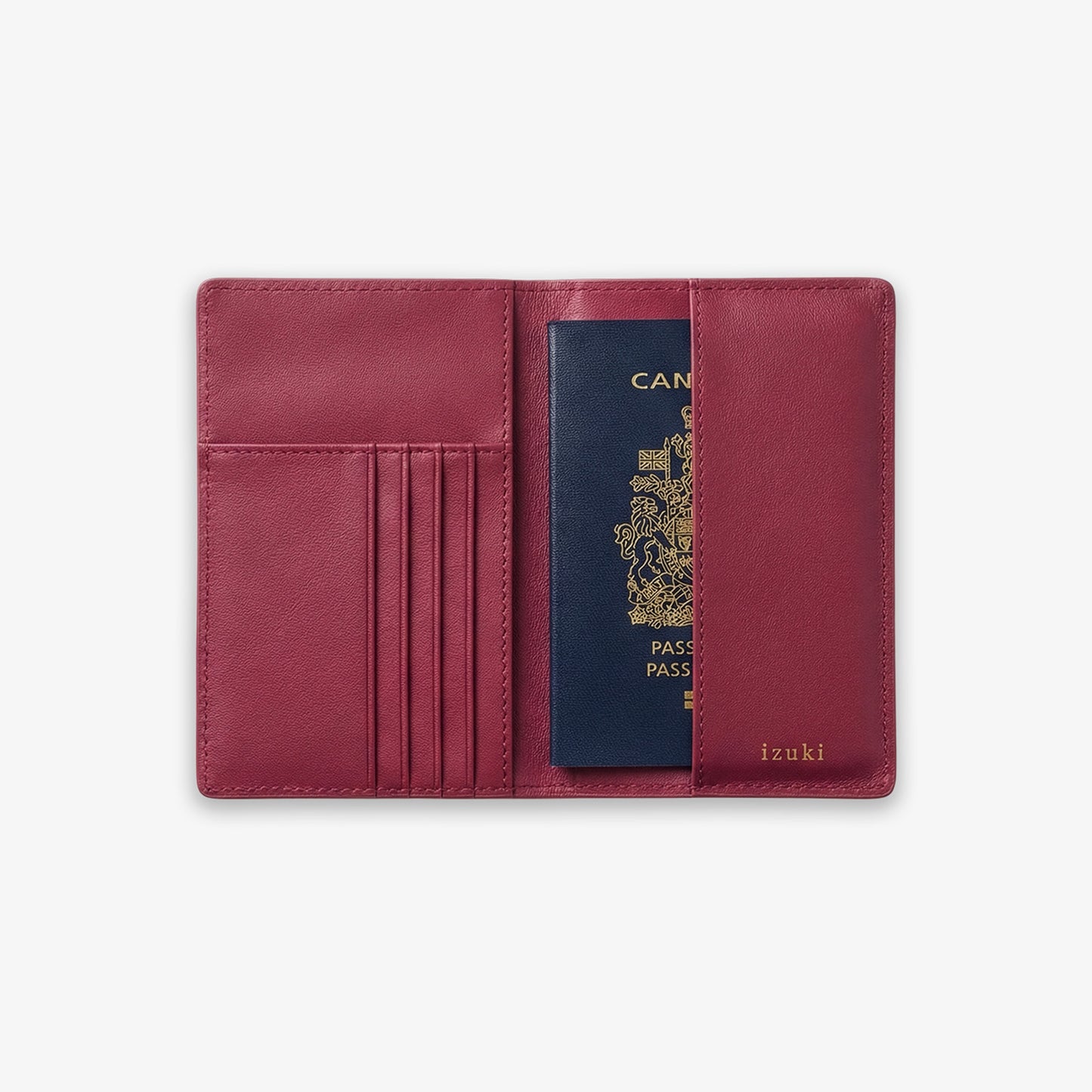 Cherry Red Koi Passport Holder