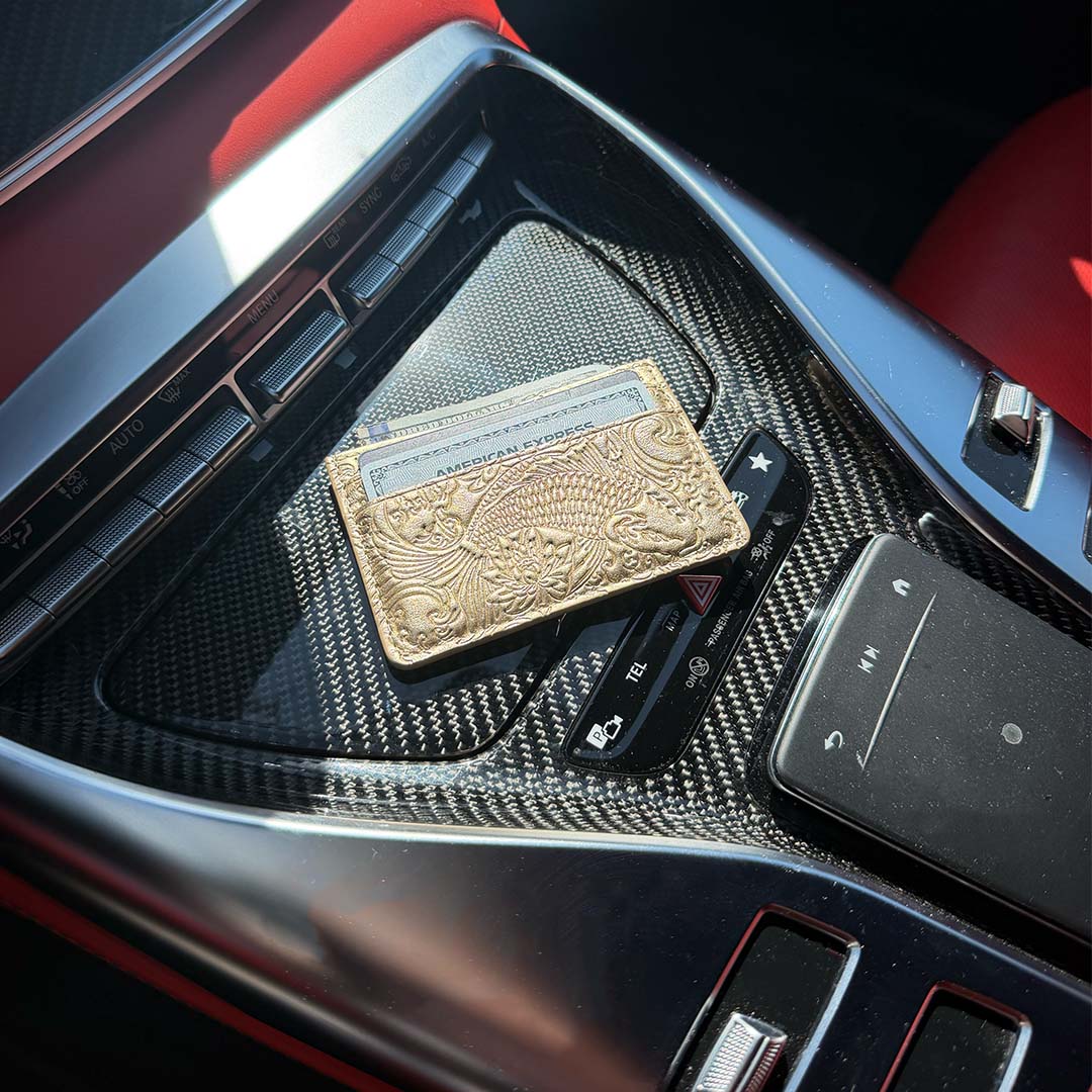 Champagne Koi Card Holder