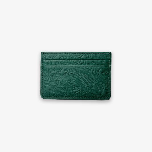 Emerald Green Koi Card Holder