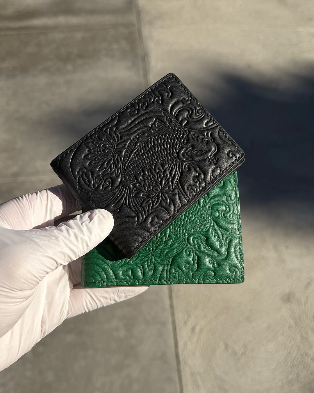 Emerald Green Koi Bifold