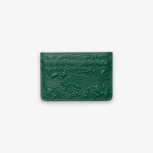 Emerald Green Koi Card Holder