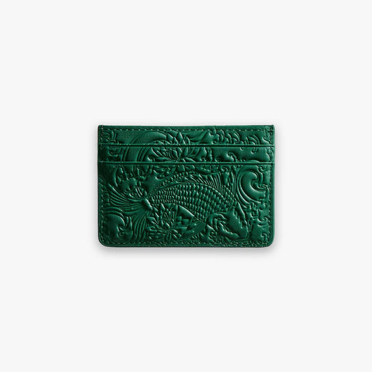 Emerald Green Koi Card Holder