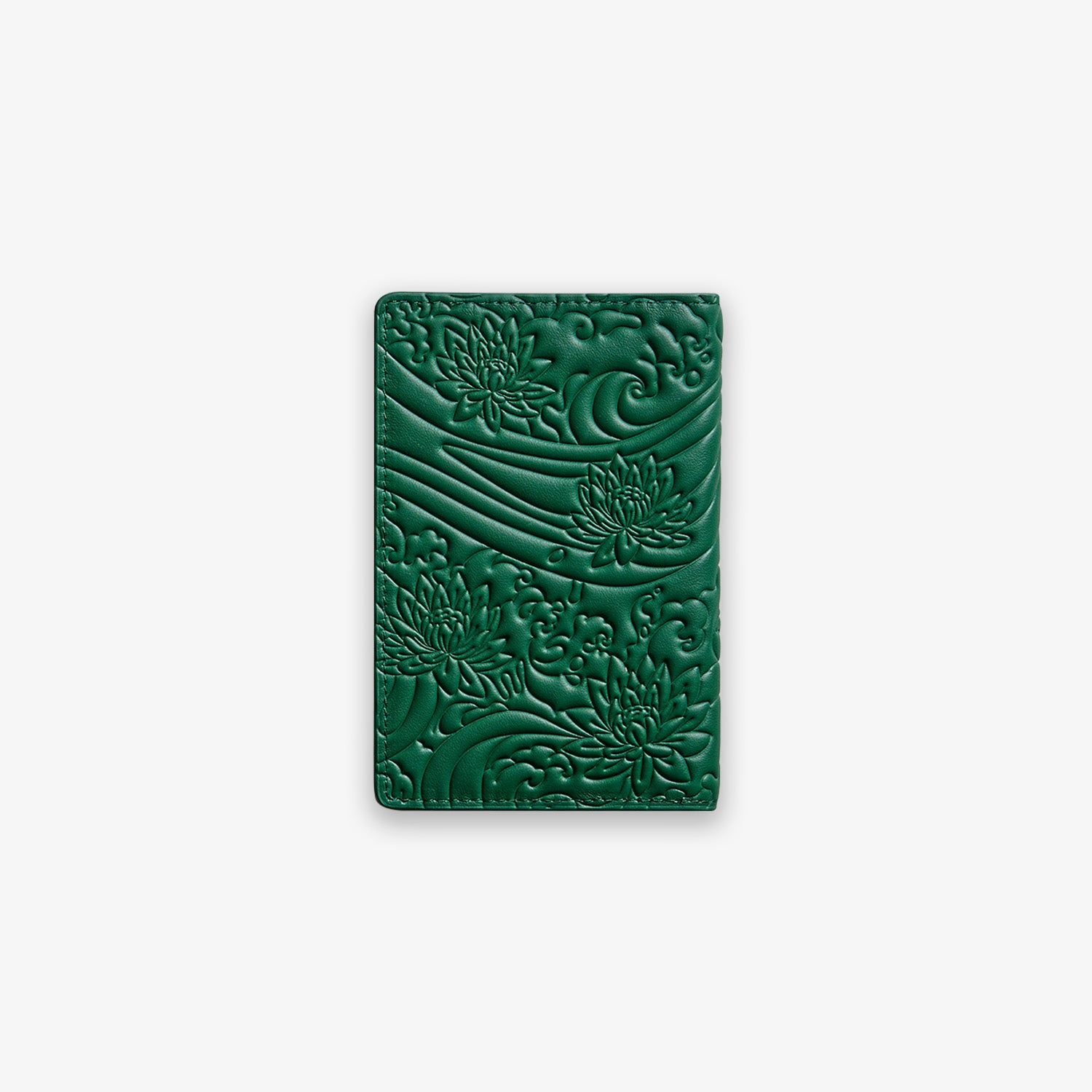Emerald Green Koi Passport Holder – izuki studios