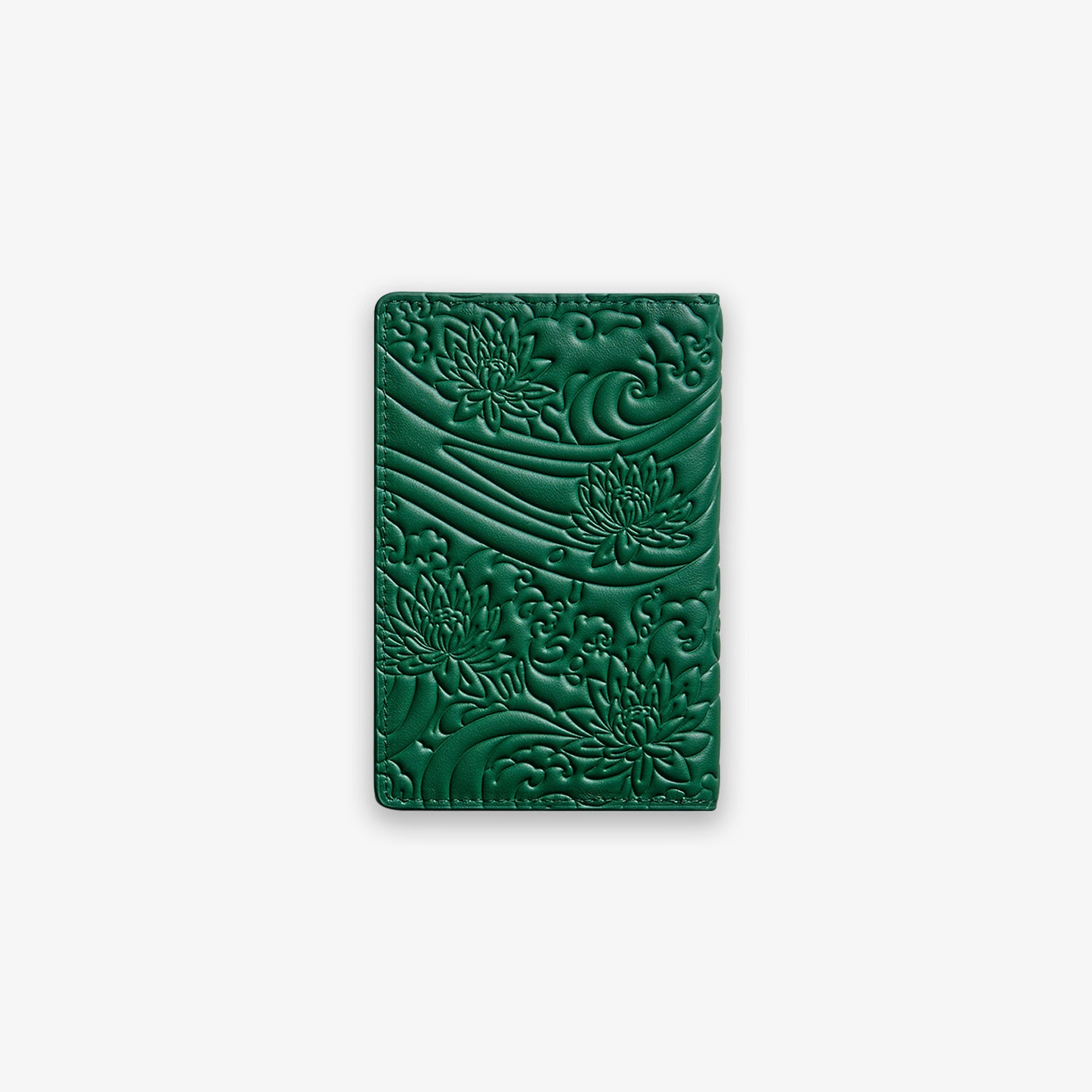 Emerald Green Koi Passport Holder