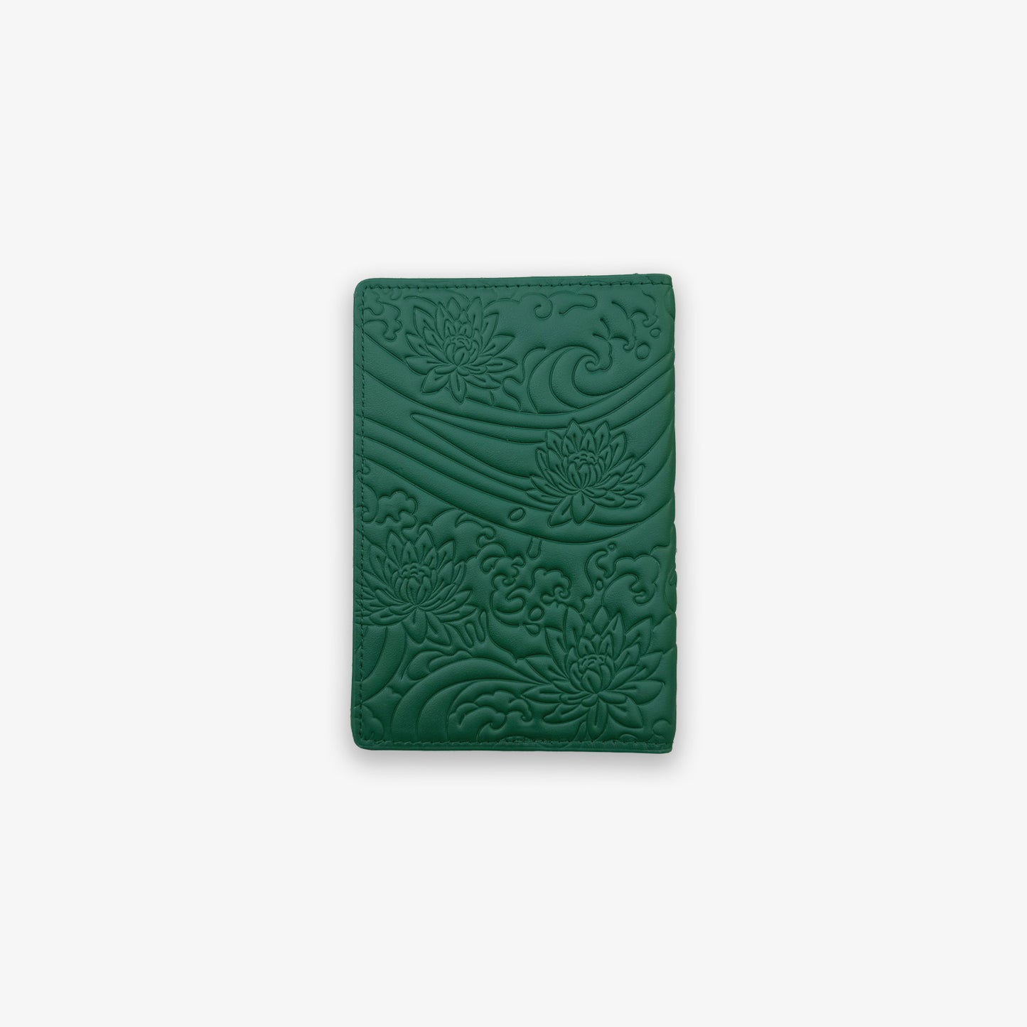Emerald Green Koi Passport Holder