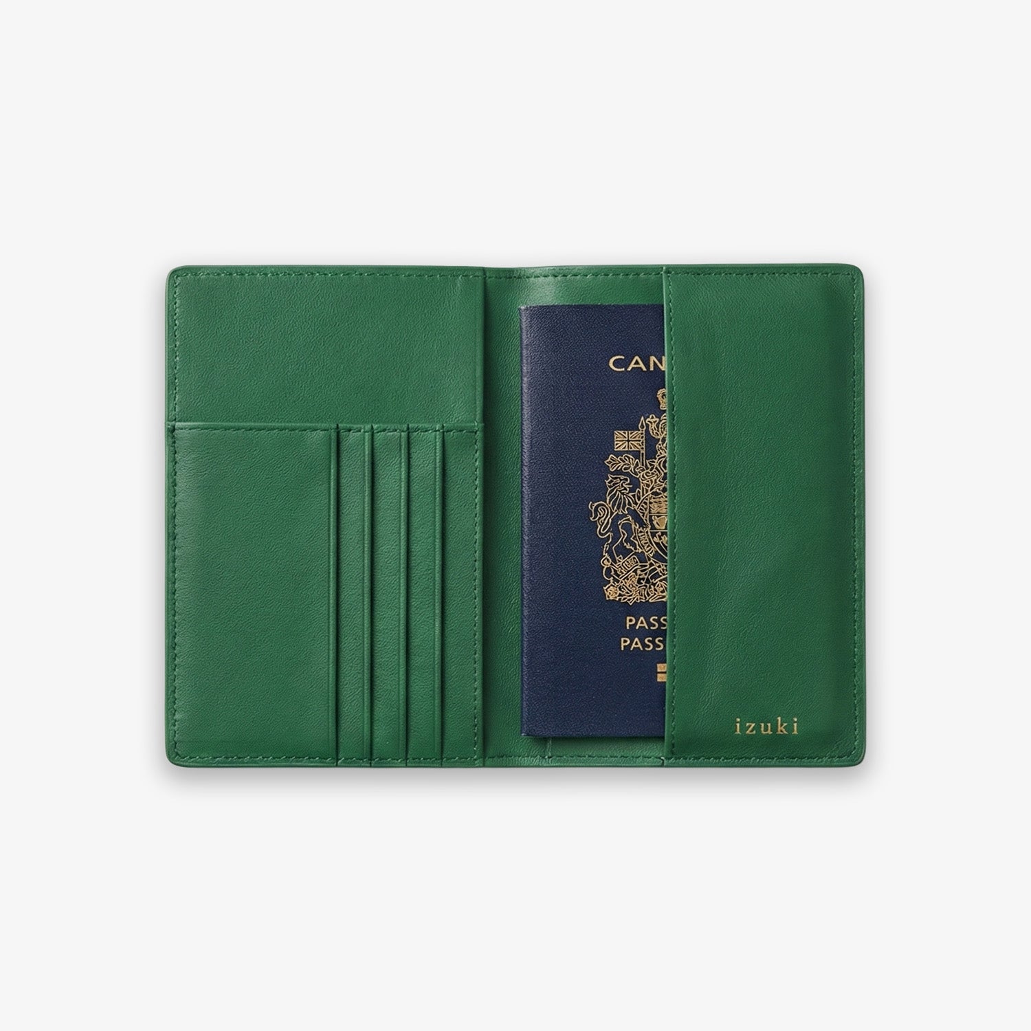 Emerald Green Koi Passport Holder – izuki studios