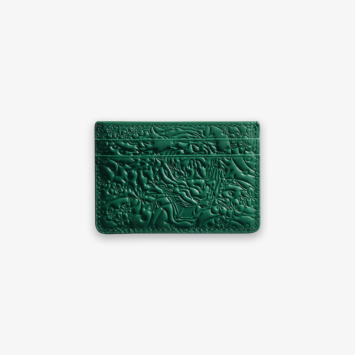 Emerald Green Tiger Card Holder