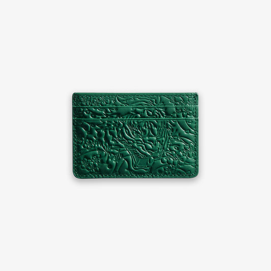 Emerald Green Tiger Card Holder