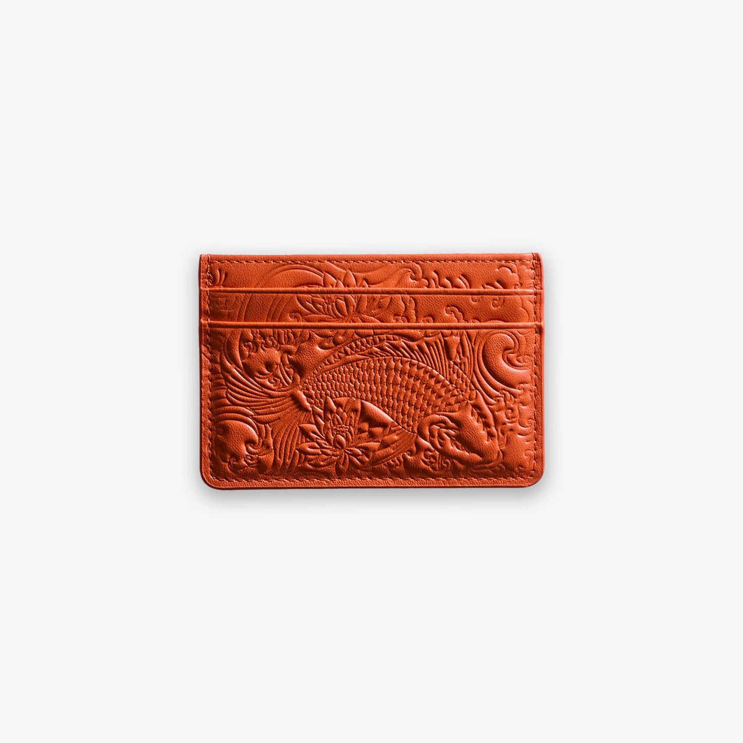 Mandarin Orange Koi Card Holder