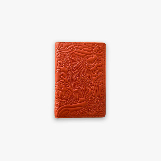 Mandarin Orange Koi Passport Holder
