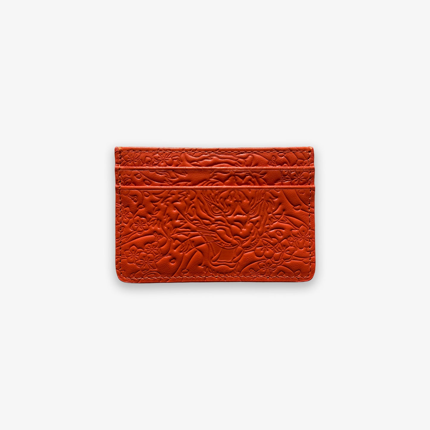 Mandarin Orange Tiger Card Holder