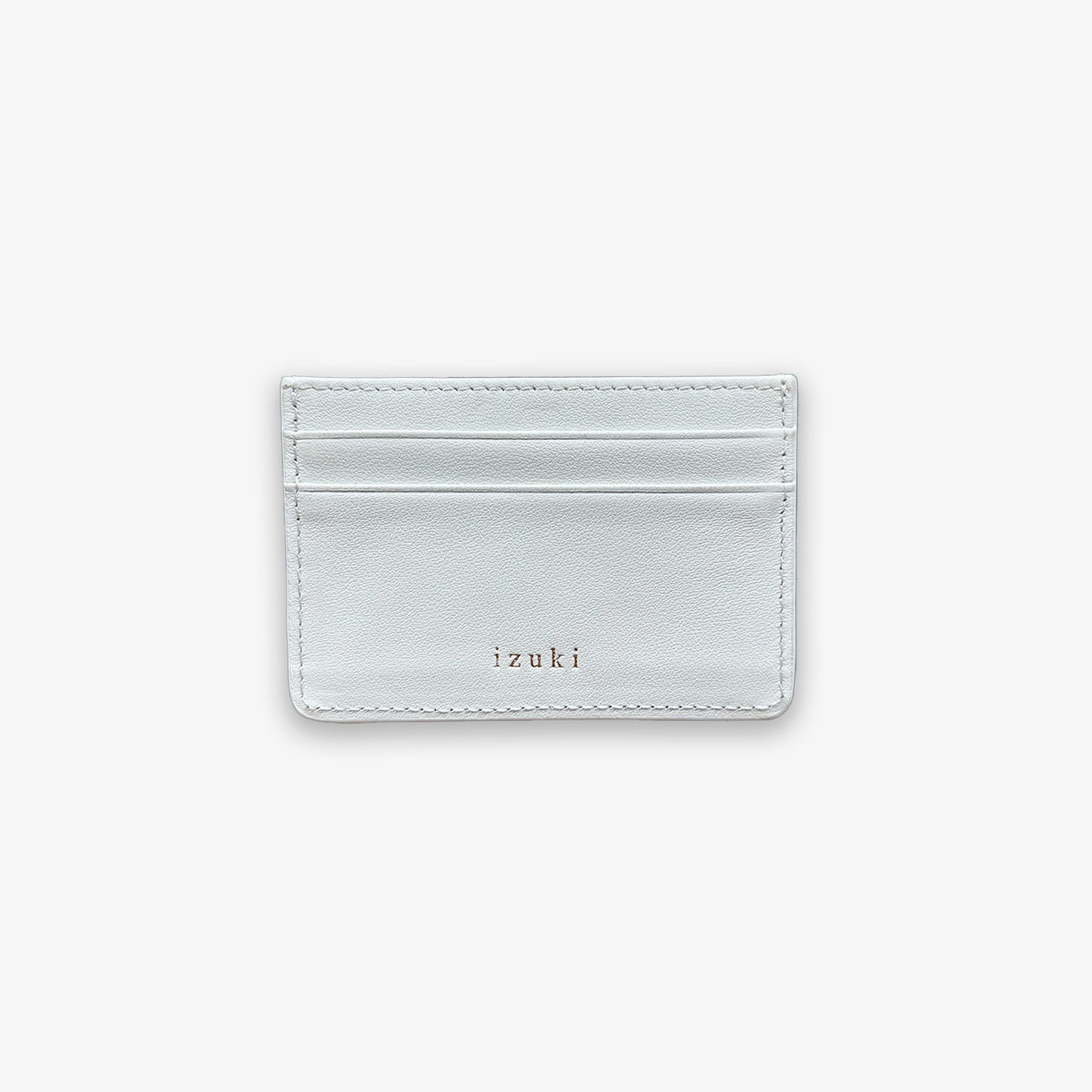 Pearl White Lotus Card Holder