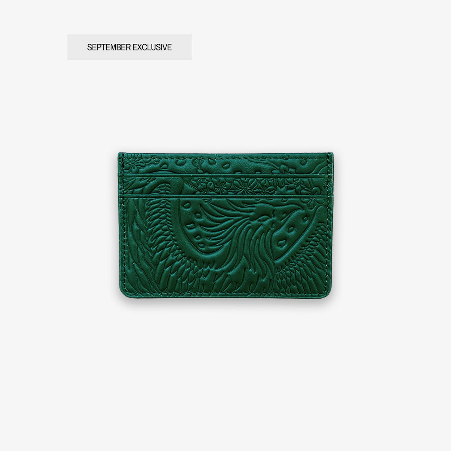 Emerald Green Phoenix Card Holder