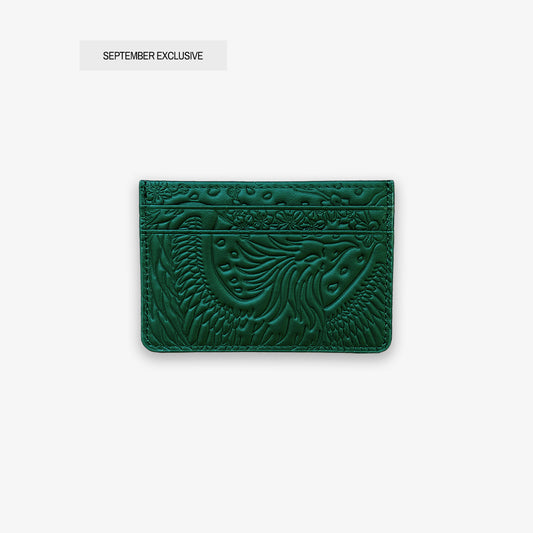Emerald Green Phoenix Card Holder