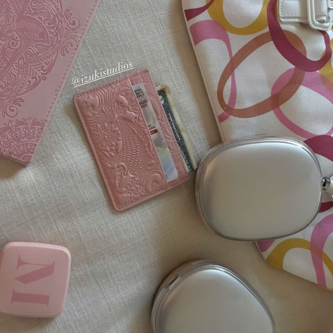 Baby Pink Koi Card Holder