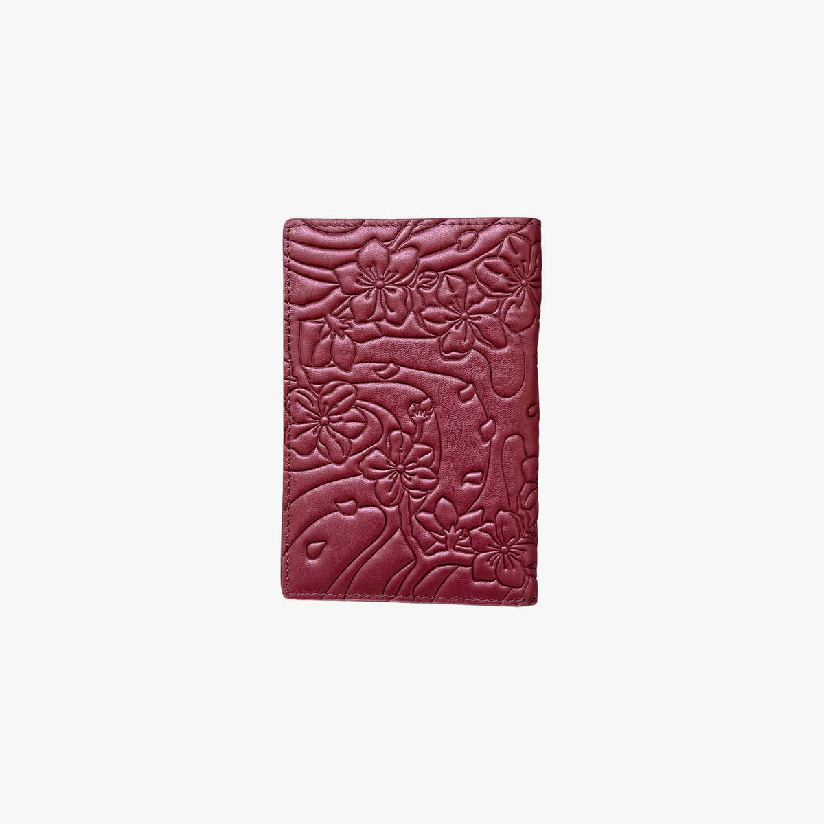 Cherry Red Sakura Passport Holder