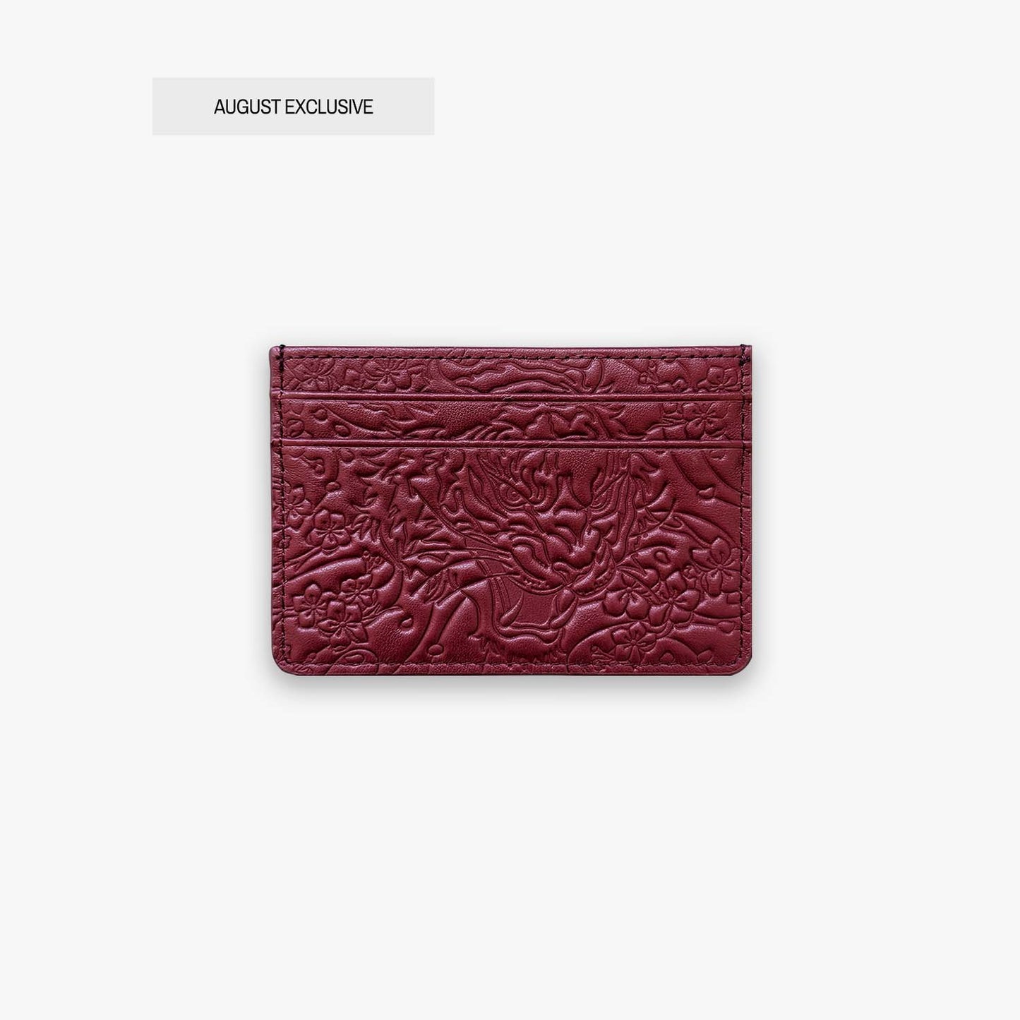 Cherry Red Tiger Card Holder