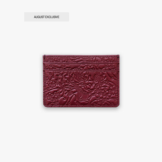 Cherry Red Tiger Card Holder
